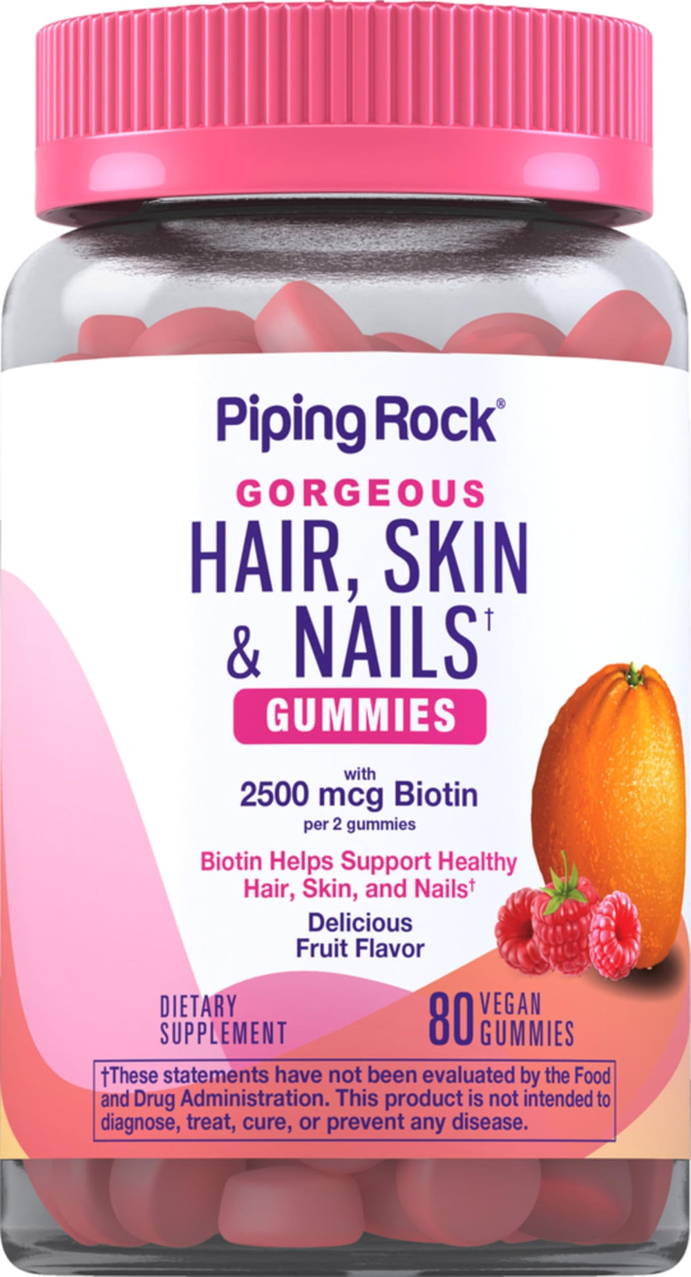 Piping Rock front packaging showing bottle and label, clear product identity and benefit