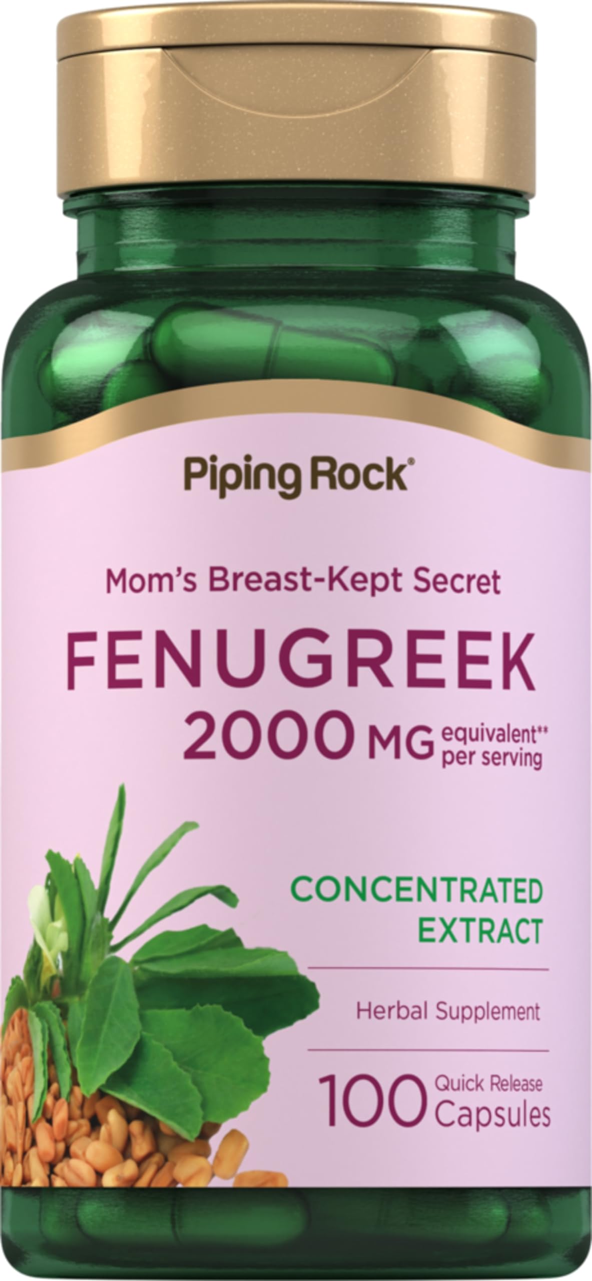 Piping Rock front packaging showing bottle and product name for quick identification