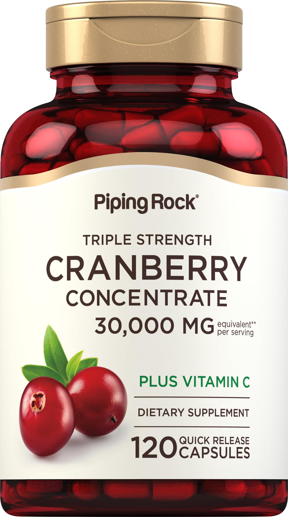 Piping Rock front packaging showing bottle and label for clarity and trust