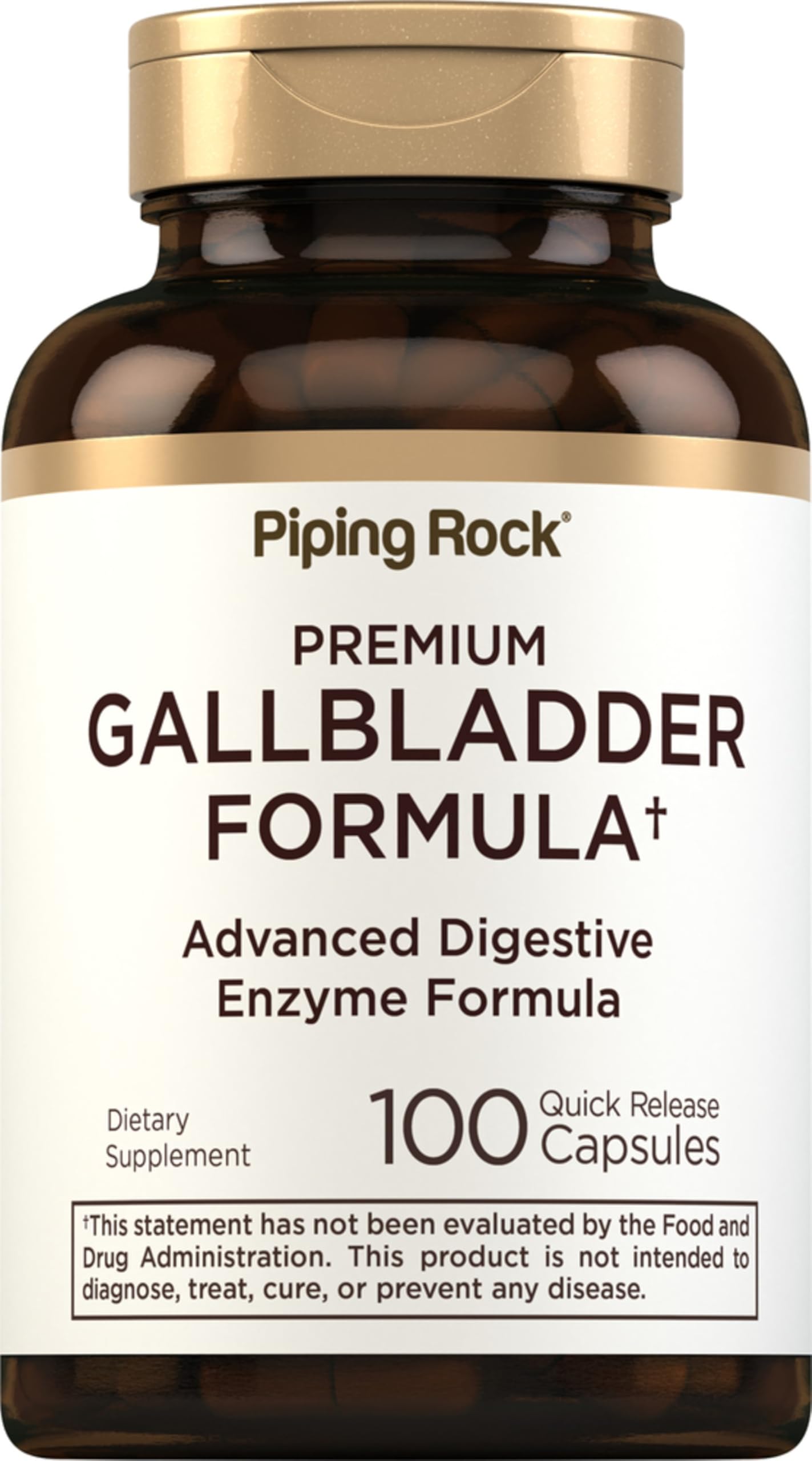 Piping Rock front packaging showing bottle and capsule for easy identification and benefit