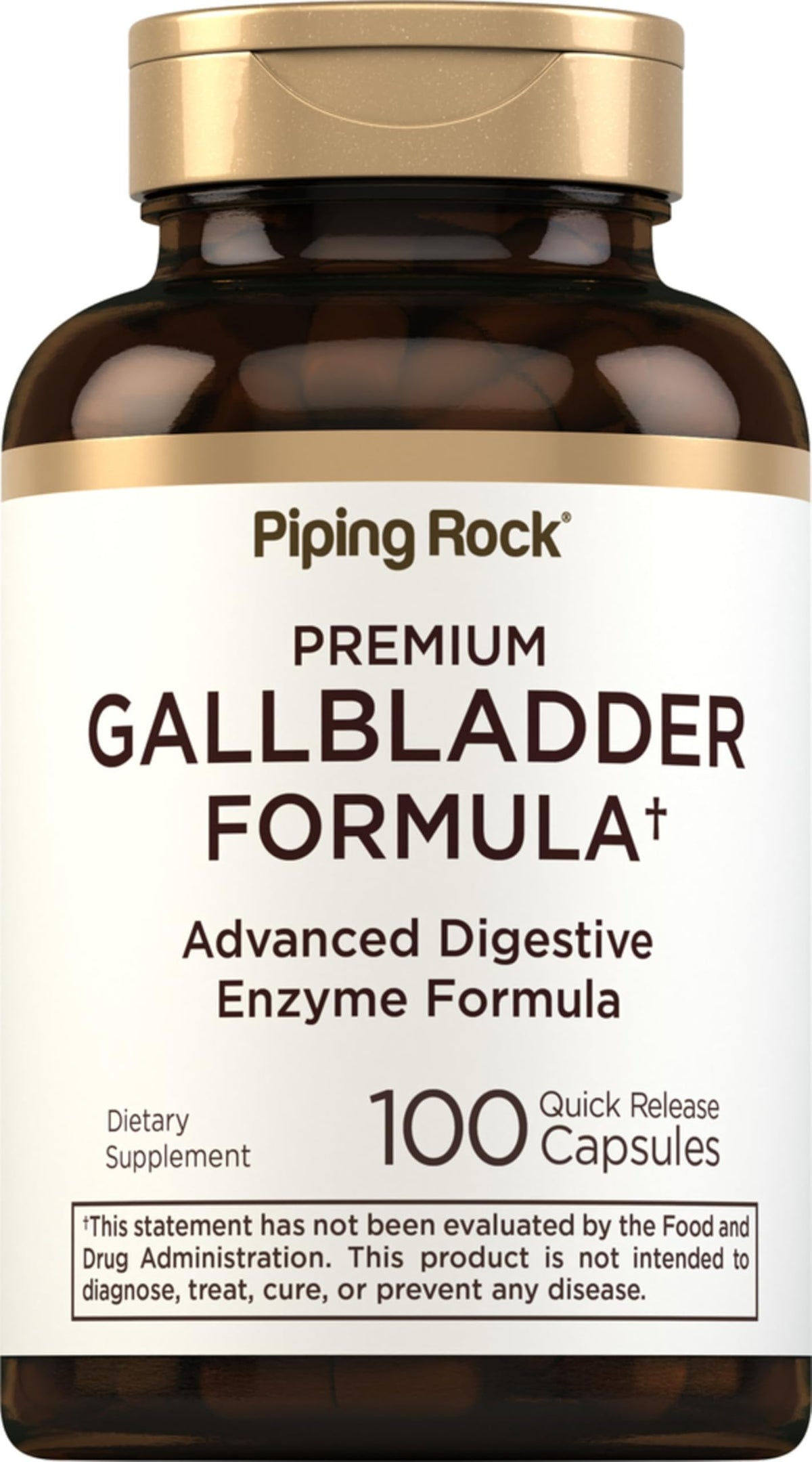 Piping Rock front packaging showing bottle and capsule for easy identification and benefit