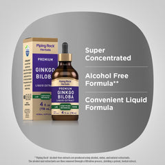 Piping Rock label detail showing standardized extract and testing benefit