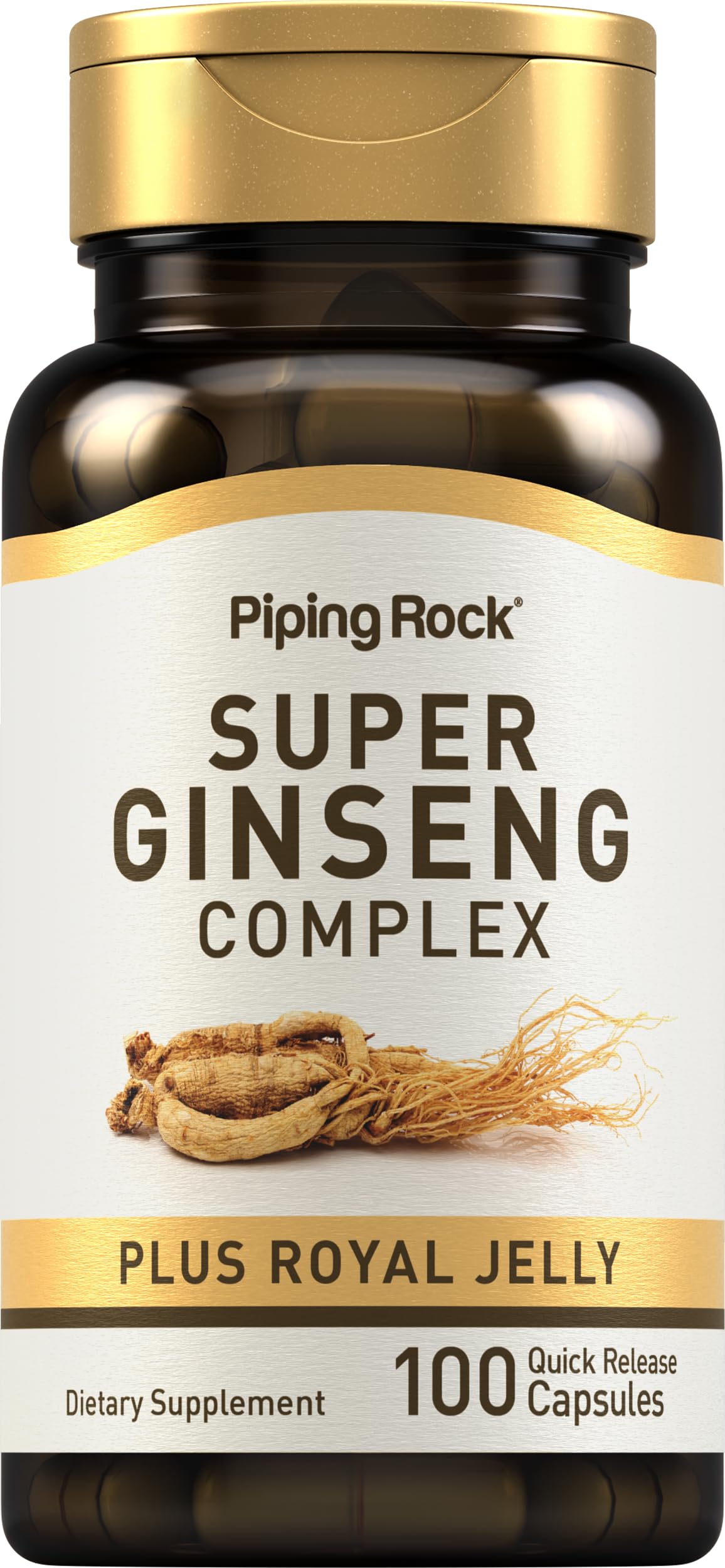 Piping Rock front packaging showing bottle and branding for quick identification and trust