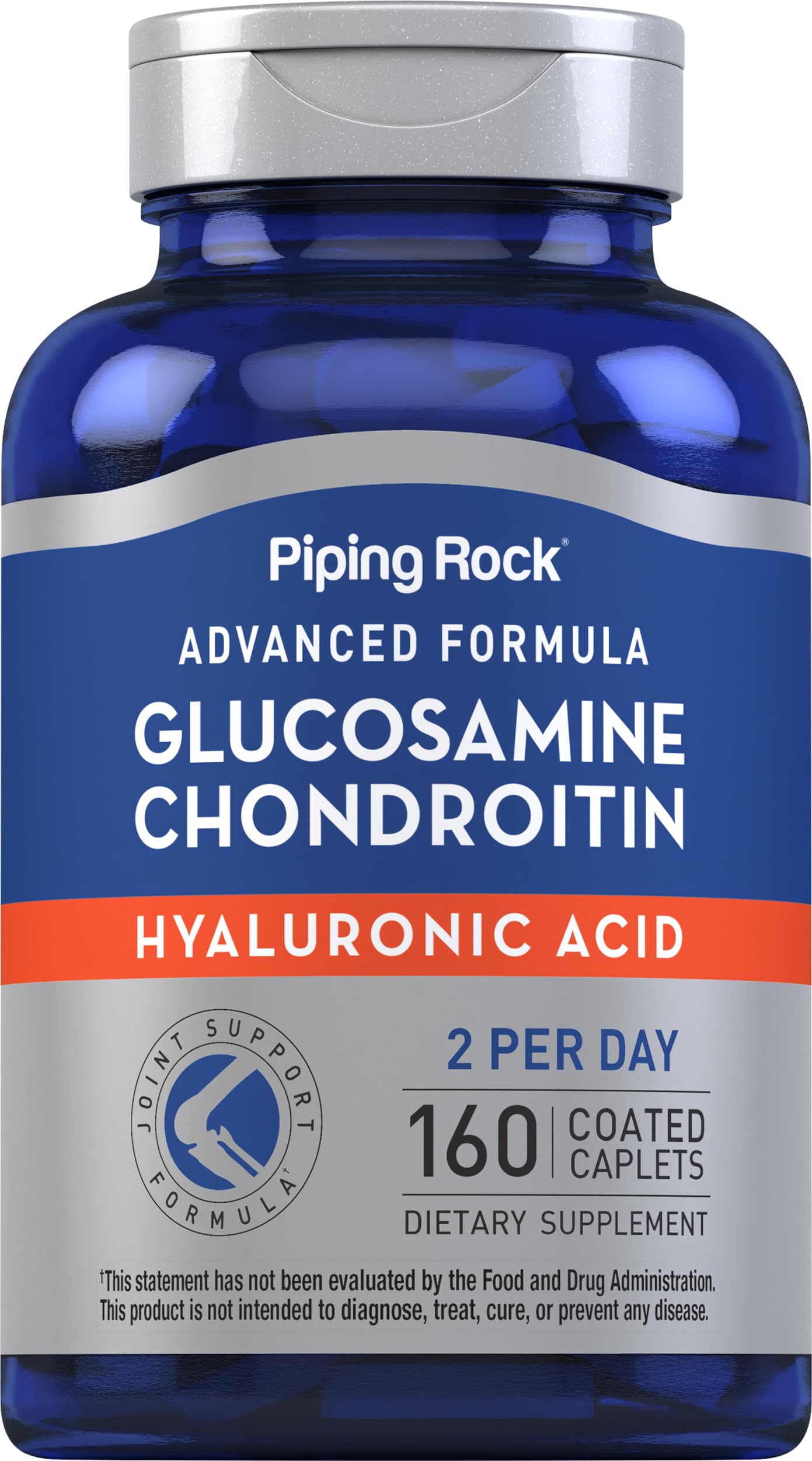 Piping Rock front bottle view showing product and easy identification benefit