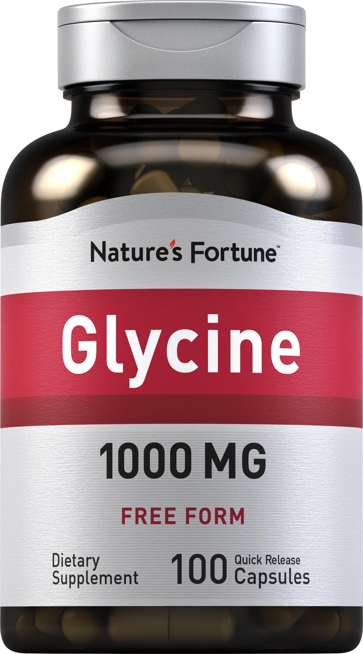 Piping Rock front bottle view showing clear label and 100-count benefit