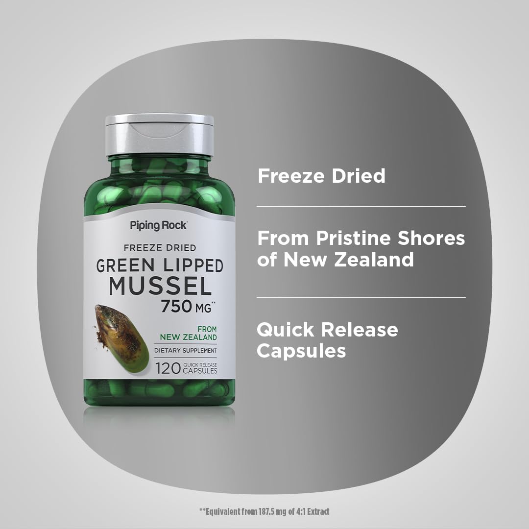 New Zealand sourced green-lipped mussel supplement
