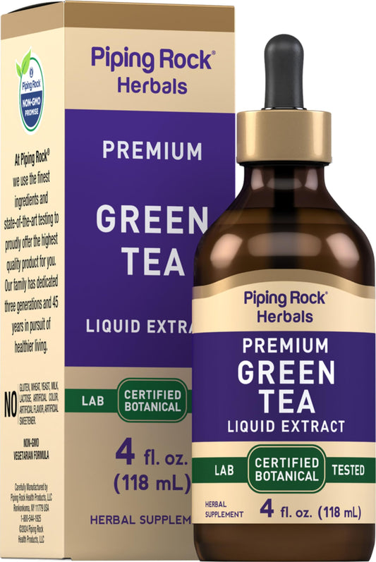 Piping Rock Green Tea Extract Liquid bottle 4 oz
