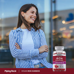Piping Rock gummies beside a morning cup to show lifestyle convenience and easy integration