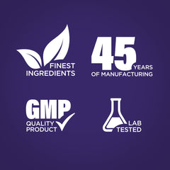 Piping Rock Holy Basil label close-up highlighting non-GMO and gluten-free