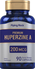 Piping Rock bottle front view showing label and capsule count, clear product information