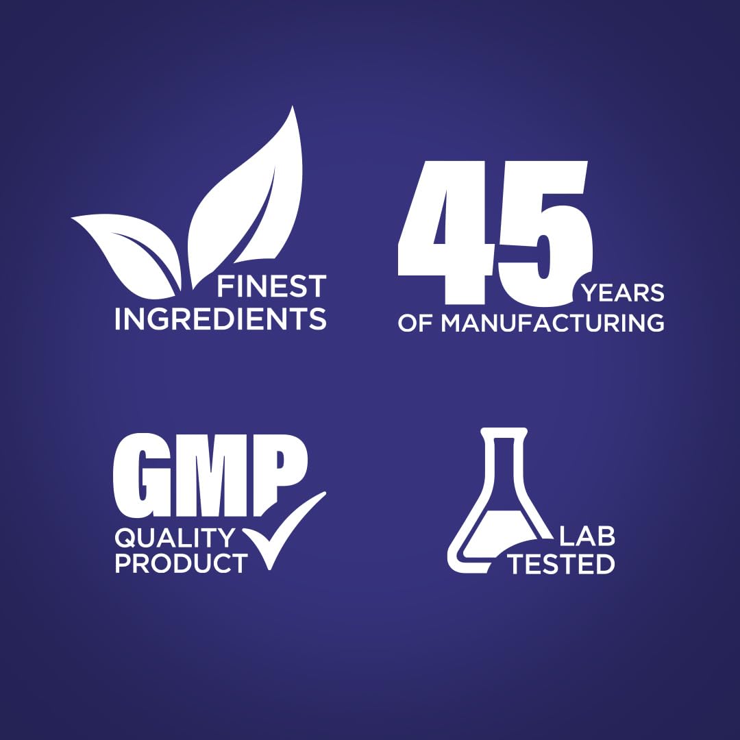 Laboratory testing badge near Piping Rock bottle indicating verified ingredient quality benefit