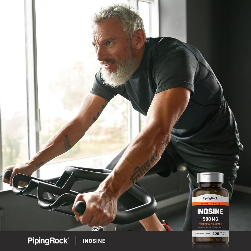 Piping Rock bottle beside gym gear portraying active lifestyle compatibility benefit