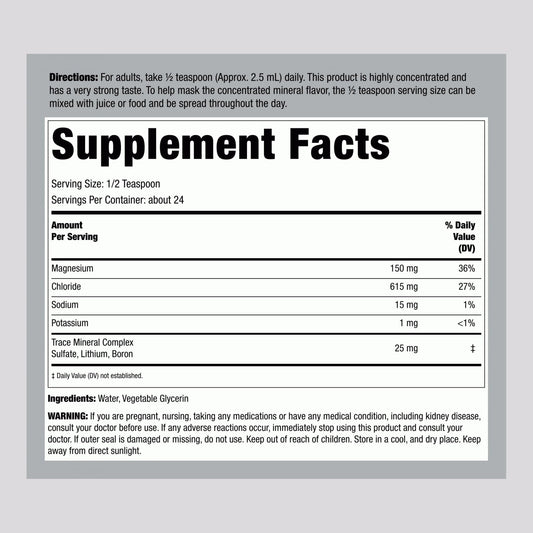Piping Rock dropper dispensing liquid magnesium highlighting precise 150 mg dosing