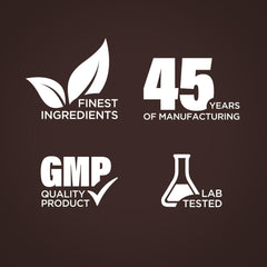Piping Rock label detail showing therapeutic grade ingredient blend