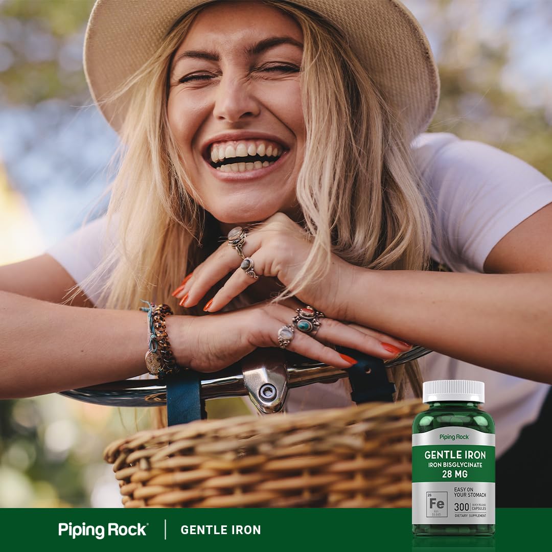 Piping Rock capsule in hand showing compact size and convenient dosing