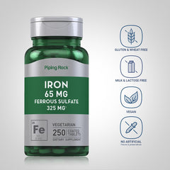 Piping Rock several tablets spread on a surface demonstrating uniform size and dosing convenience