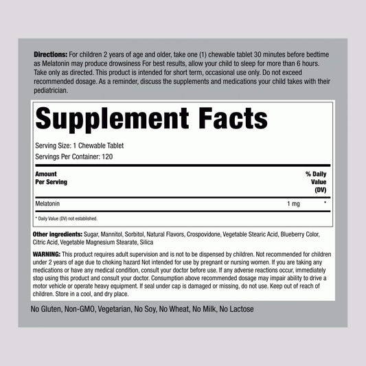 Close-up of chewable tablets designed for children