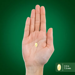 Piping Rock softgels on kitchen counter in lifestyle setting suggesting daily use benefit