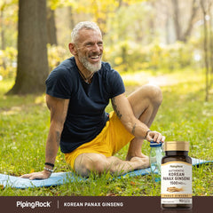 Piping Rock tested ingredients document laying beside bottle illustrating laboratory testing