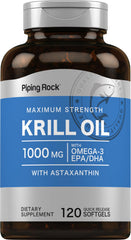 Piping Rock bottle front label showing product and benefits