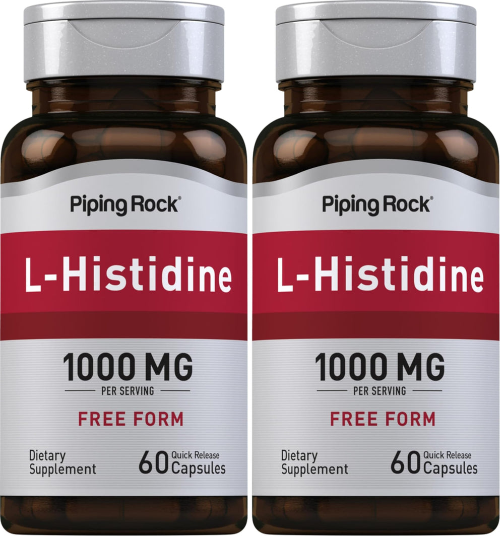 Piping Rock L-Histidine 1000 mg bottle front