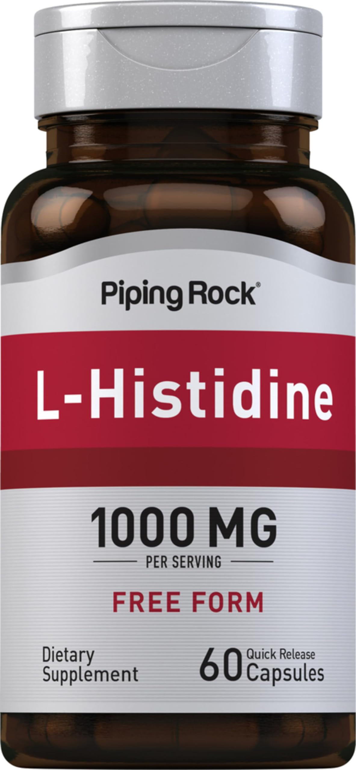 Piping Rock front bottle view showing clean labeling and capsule count