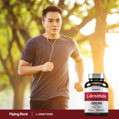 Pack of 2 L-Ornithine supplement bottles