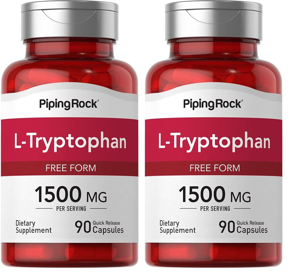 Piping Rock L-Tryptophan 1500mg bottle front