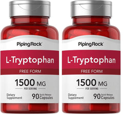 Piping Rock L-Tryptophan 1500mg bottle front