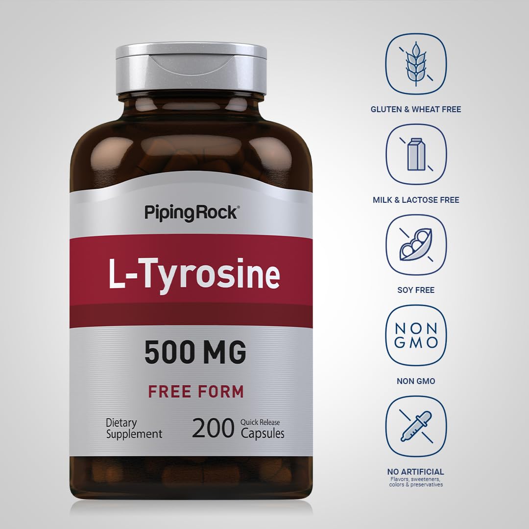 Piping Rock open bottle with visible capsules for easy dosing