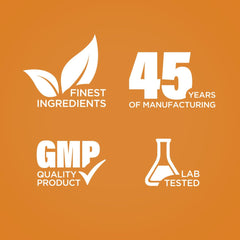 Piping Rock label detail showing ingredient claims and safety testing information