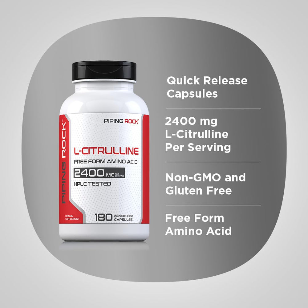 Piping Rock supplement label close-up showing ingredient transparency and clarity