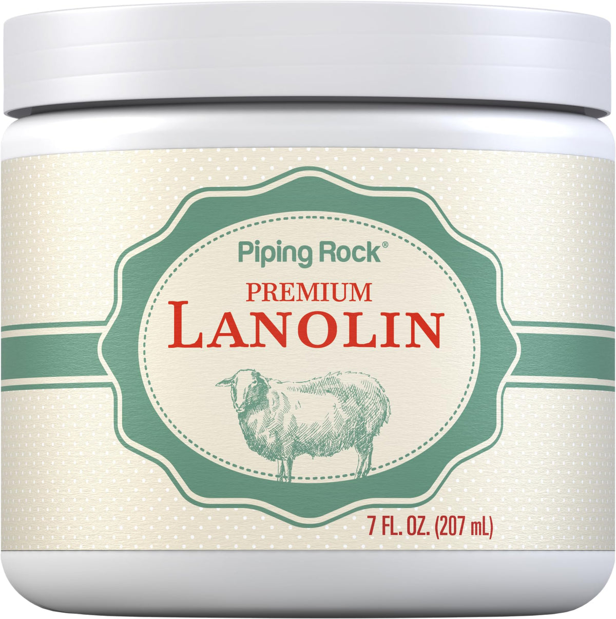 Piping Rock front jar view showing clear brand and packaging, conveys trust
