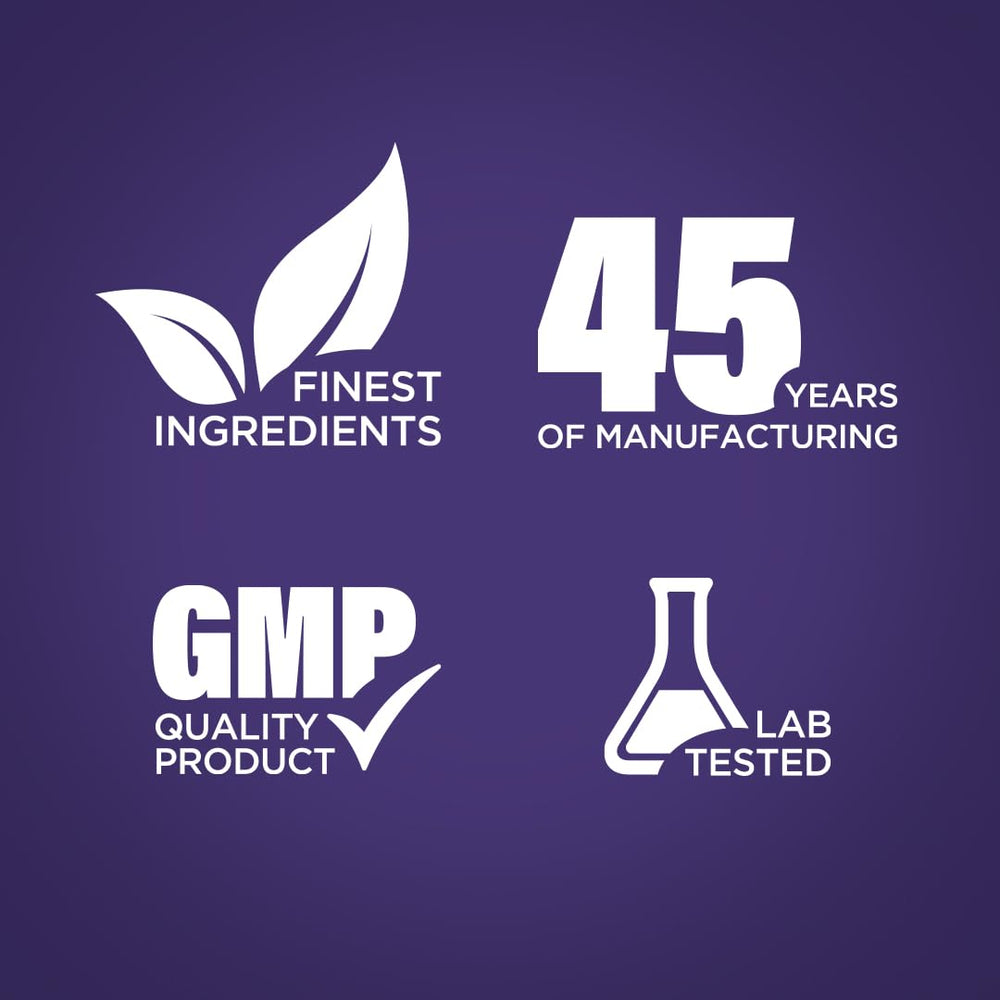 Supplement facts panel for Lavender Calm Pills