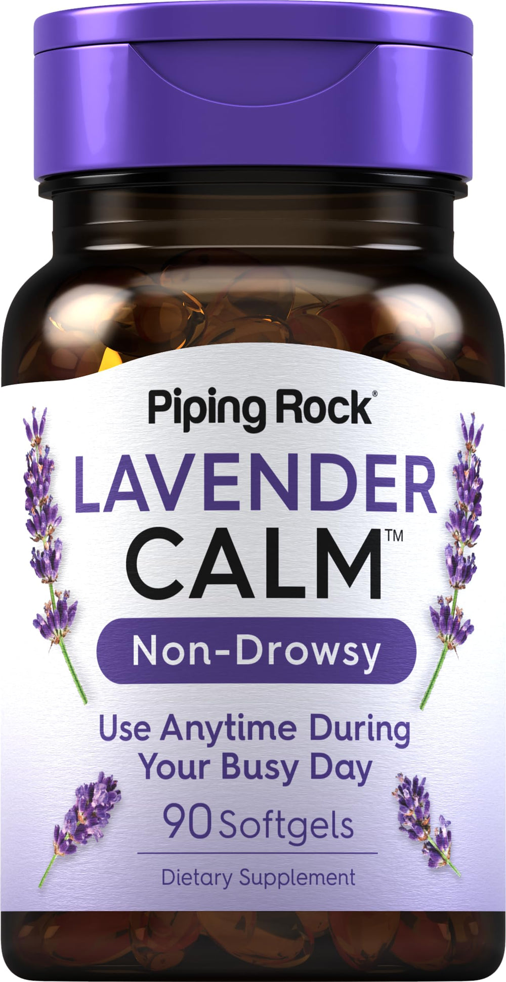 Package view of Piping Rock Lavender Calm Pills (90 softgels)