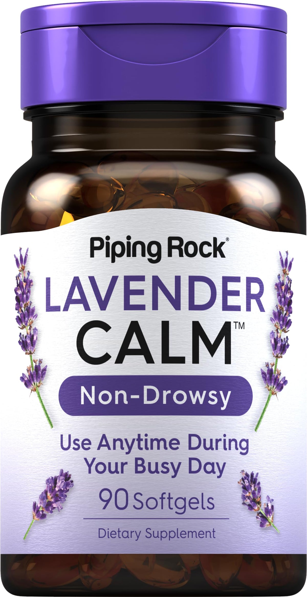 Package view of Piping Rock Lavender Calm Pills (90 softgels)