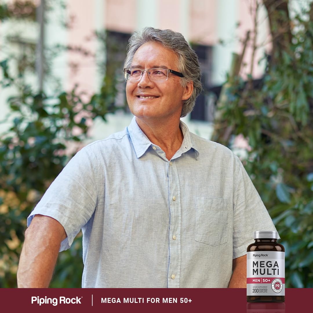 Piping Rock bottle on breakfast table suggesting daily routine convenience