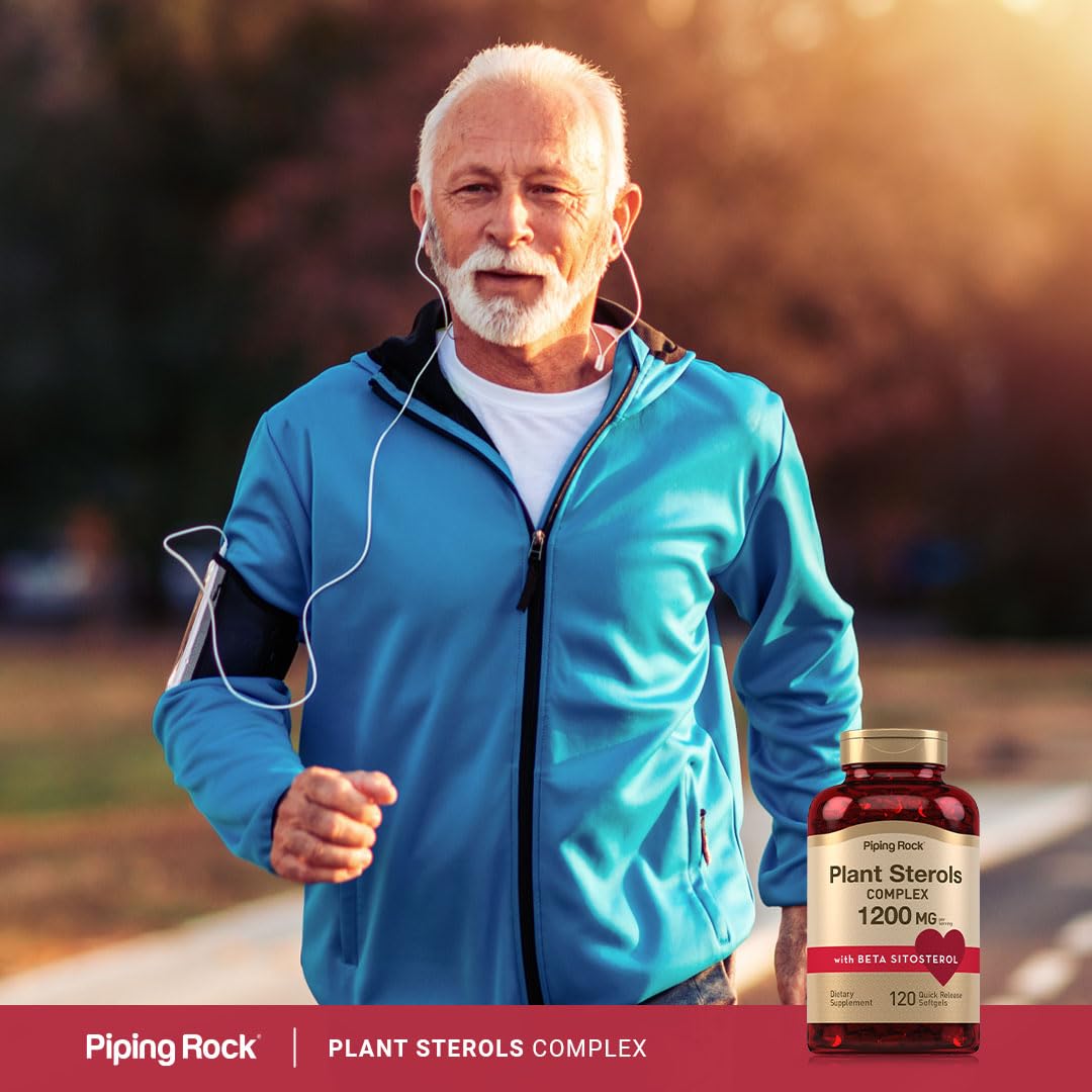 Piping Rock softgels on a breakfast table illustrating convenient daily routine use