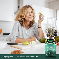 Piping Rock bottle on kitchen counter indicating simple everyday supplementation