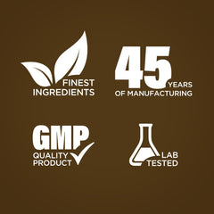 Piping Rock ingredient label detail highlighting fruiting body extract and tested ingredients