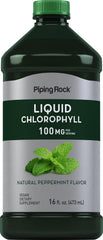 Piping Rock bottle front view showing label and 16 fl oz size, clear overview benefits