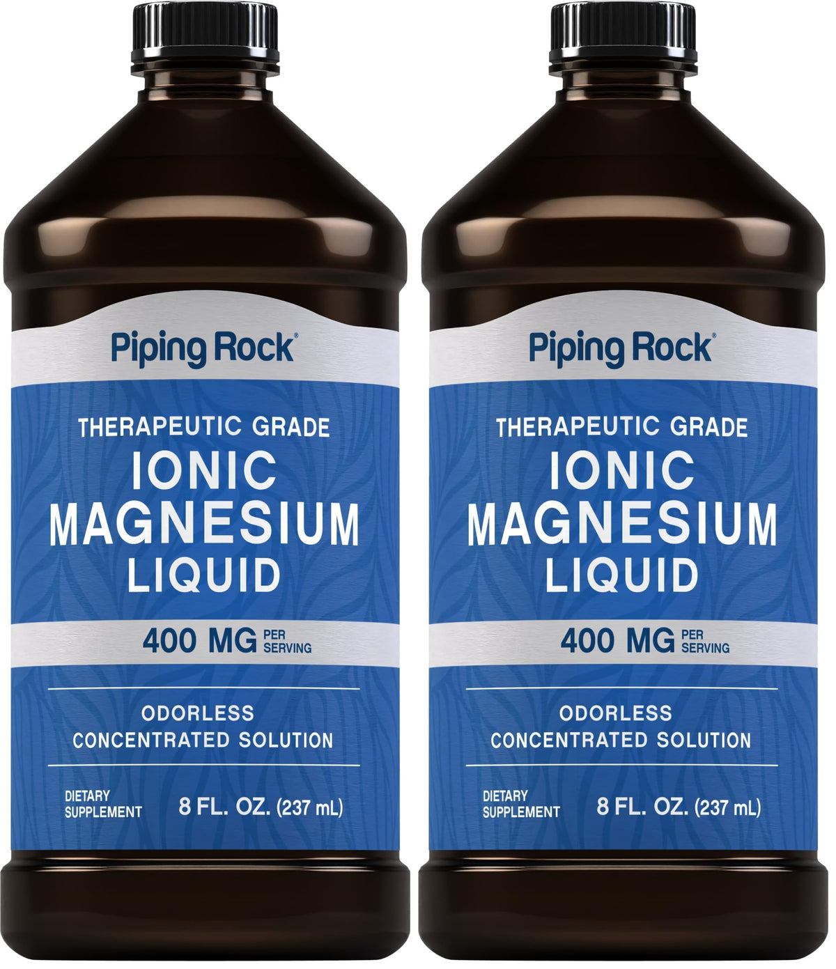 Piping Rock Liquid Ionic Magnesium bottle (8 oz, pack of 2) with label