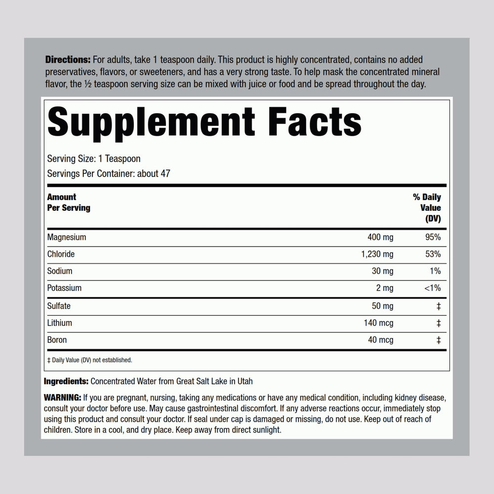 Piping Rock measuring drops with spoon demonstrating easy dosing benefit