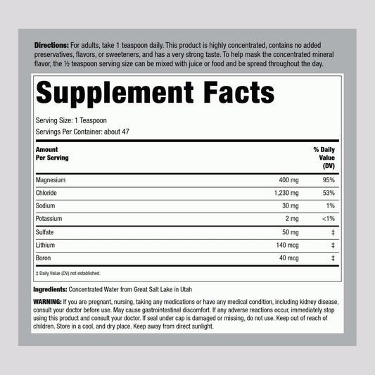 Piping Rock measuring drops with spoon demonstrating easy dosing benefit