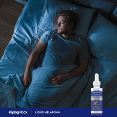 Piping Rock Liquid Melatonin 10mg berry drops product packaging