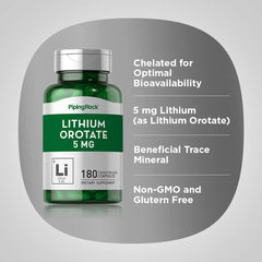 Bottle label displaying product name and 5 mg dosage