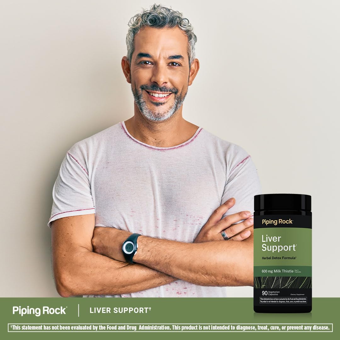 Piping Rock bottle on kitchen counter suggesting daily wellness routine use