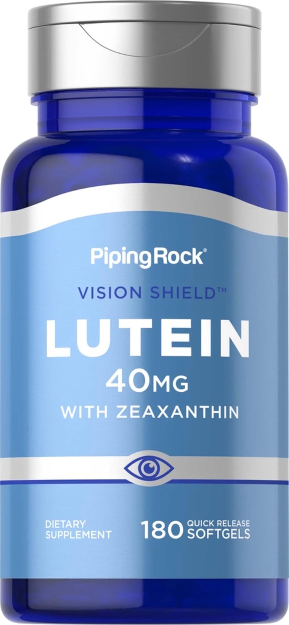 Piping Rock front packaging showing product name and bottle for identification and convenience
