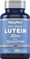 Piping Rock front packaging showing bottle and supplement identity for easy storage