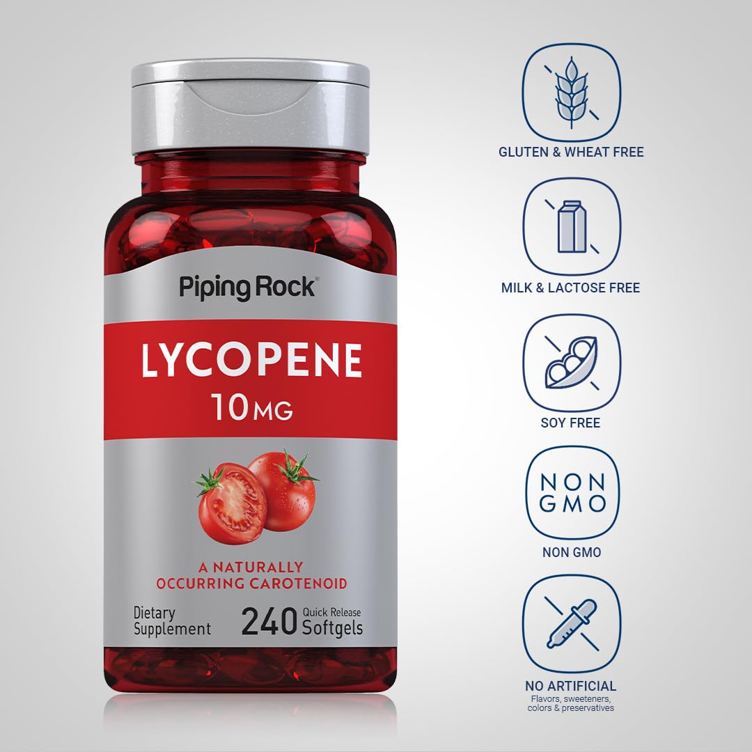 Piping Rock open bottle with softgels spilling, highlighting capsule quantity